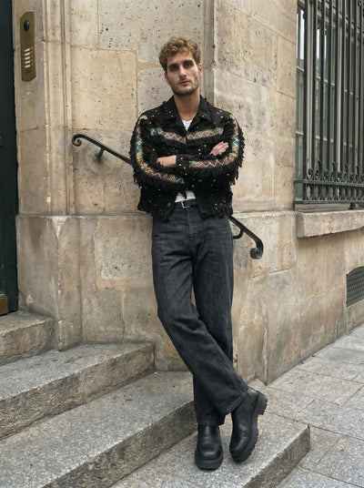 Men's Black Amazighi Jacket