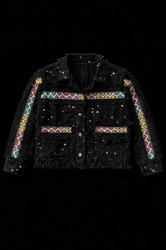 Men's Black Amazighi Jacket